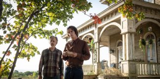 Robert Joy as Henry Kavanaugh and Scott McCord as Victor in From Season 4