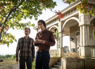 Robert Joy as Henry Kavanaugh and Scott McCord as Victor in From Season 4