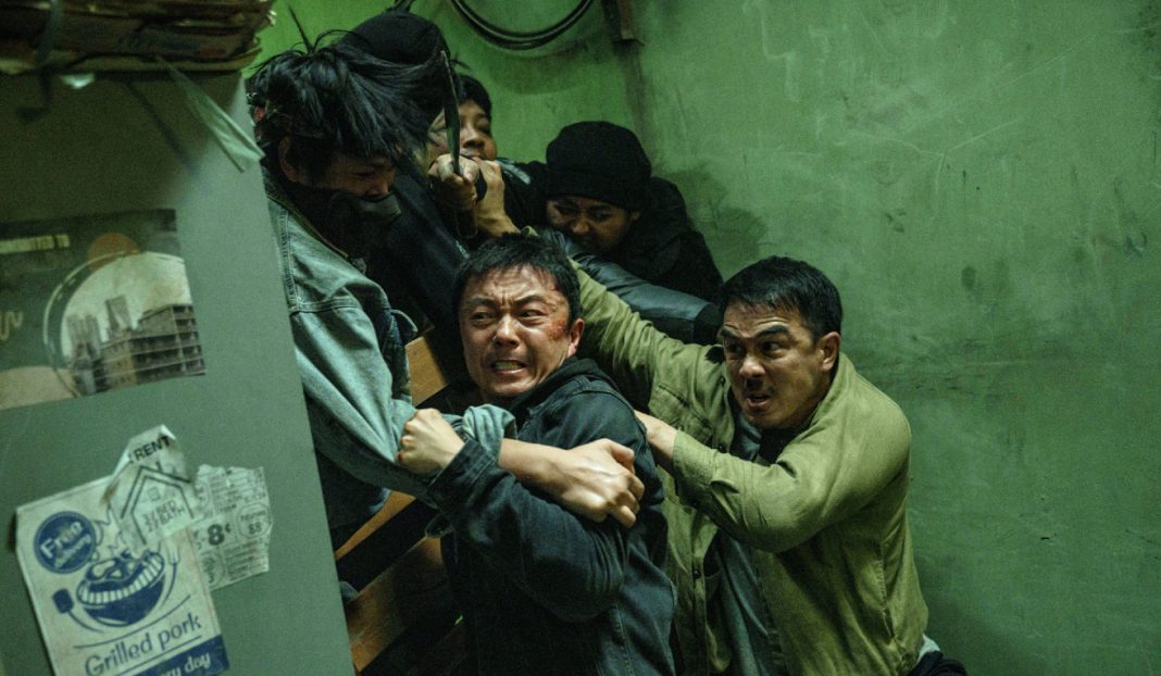 The Furious stairwell fight scene