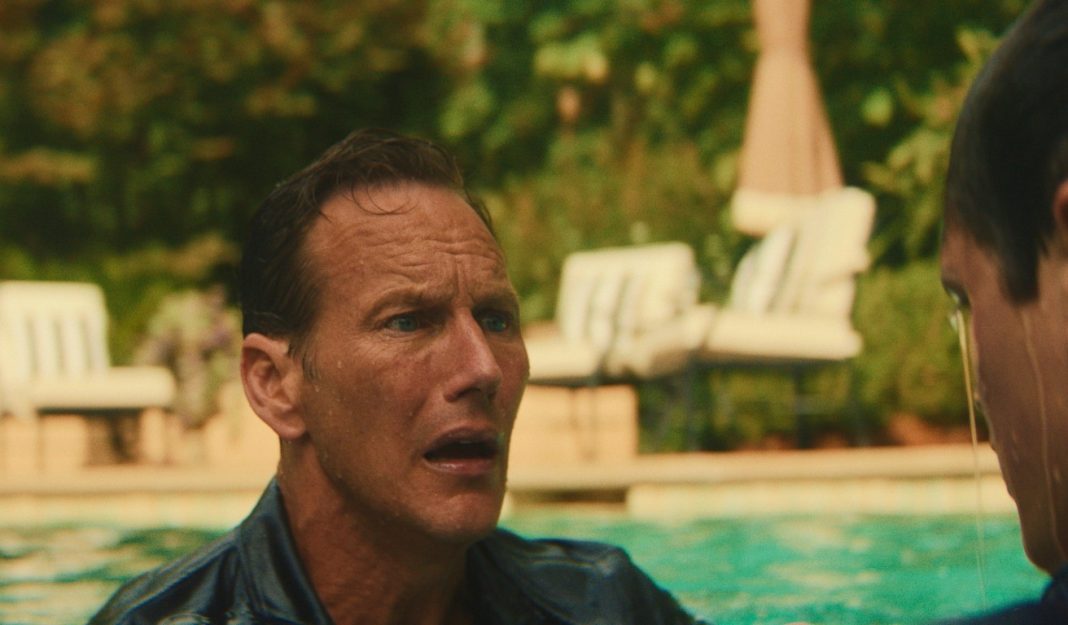 Tom panics while in the pool with his son, Zack, in Cape Fear Episode 4