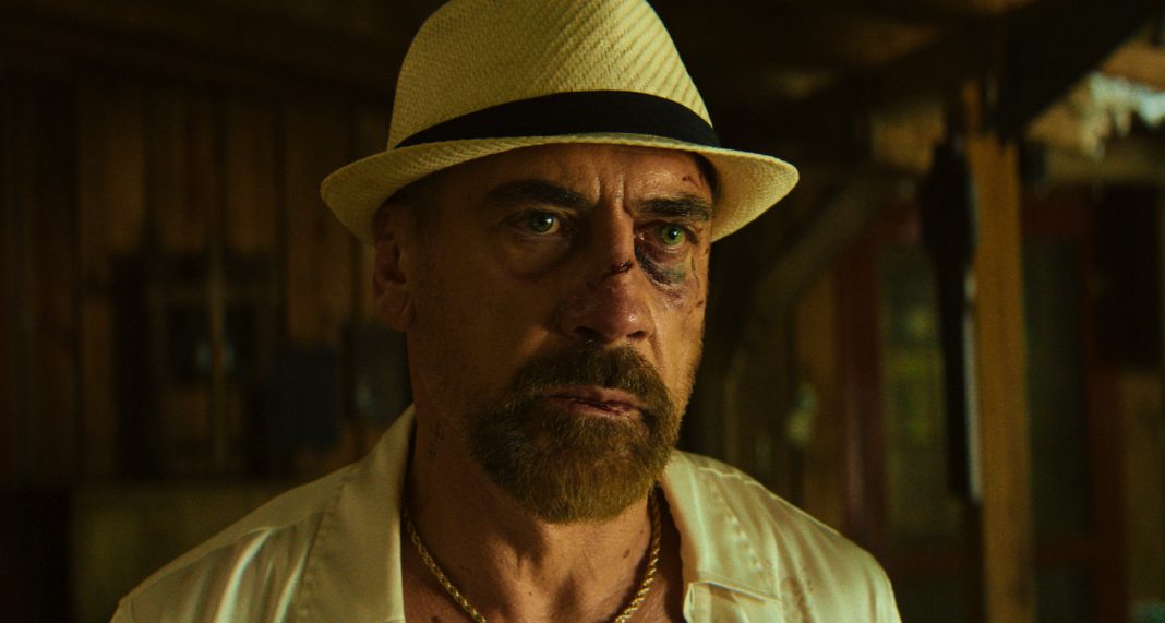 Max Cady has bruises on his face after a fight in Cape Fear Episode 6