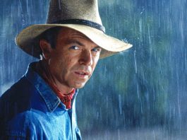 Sam Neill as Dr. Alan Grant in Jurassic Park
