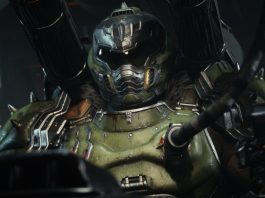 The Doom Slayer piloting the Atlan in DOOM The Dark Ages