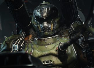The Doom Slayer piloting the Atlan in DOOM The Dark Ages