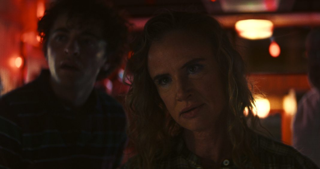Crystal and her son look at Max in shock in Cape Fear Episode 10
