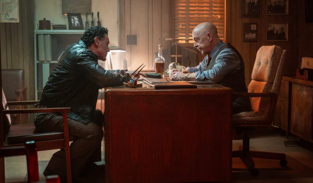 Vincent Walsh as Eddie Breen, J.K. Simmons as Eamon Sweeney in The Westies Episode 8 Vincent Walsh as Eddie Breen, J.K. Simmons as Eamon Sweeney in The Westies Episode 8