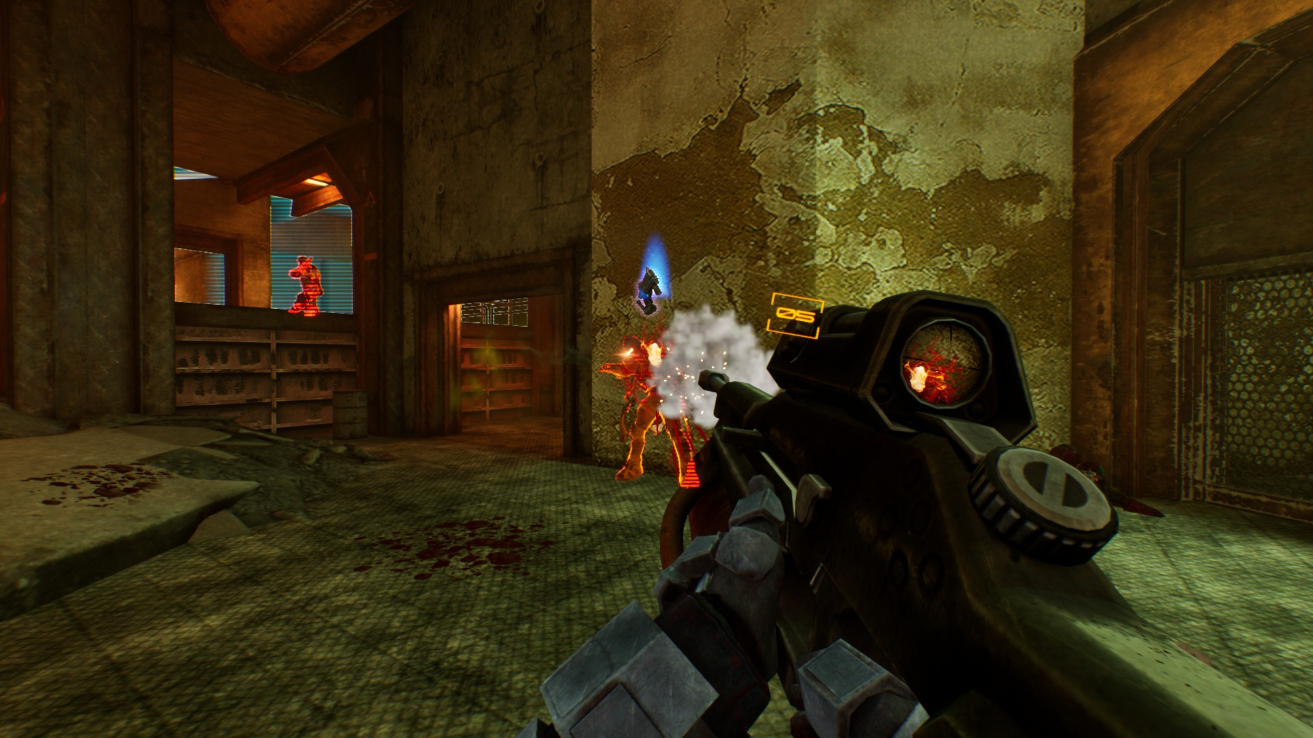 Five taking out an IMAGO-DEI cultist in Sprawl Zero
