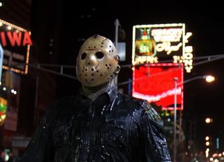 Jason in Times Square in Friday the 13th: Jason Takes Manhattan