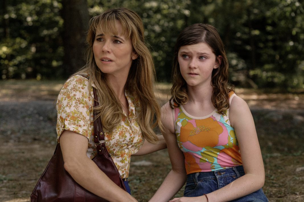 CRYSTAL LAKE -- Pictured: (l-r) Linda Cardellini as Pam Voorhees, Gwendolyn Sundstrom as Grace