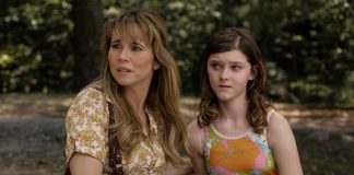 ‘Crystal Lake’ Star Linda Cardellini Explains How She Made Pamela Voorhees Her Own CRYSTAL LAKE -- Pictured: (l-r) Linda Cardellini as Pam Voorhees, Gwendolyn Sundstrom as Grace