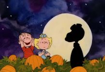 Sally and Linus see Snoopy in It’s the Great Pumpkin, Charlie Brown