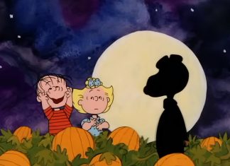 Sally and Linus see Snoopy in It’s the Great Pumpkin, Charlie Brown