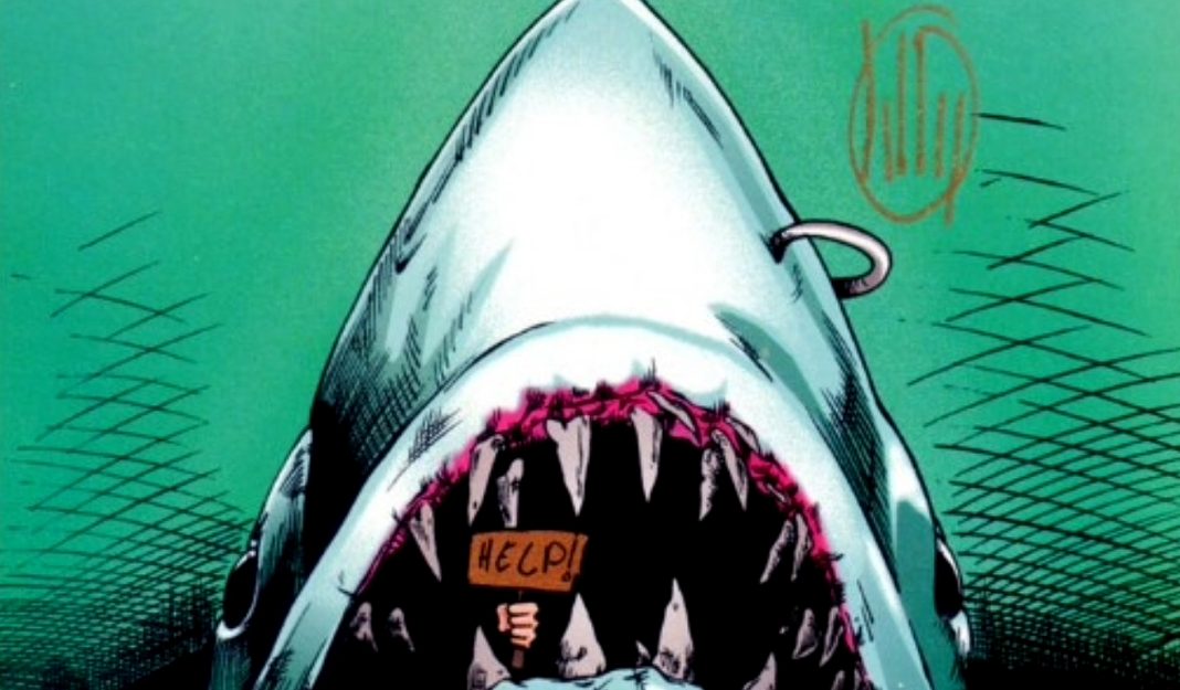 Death of Hari Kari #0 Patrick Quinn Jaws Cover - Horror Comic Covers