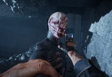 The Chatterer attacking Aidan in Hellraiser: Revival