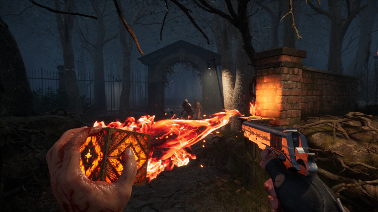 The Genesis Configuration shooting fire in Hellraiser: Revival