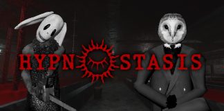 Hypnostasis Review: GoldSrc Horror, Revamped The owl and a masked killer facing the player in Hypnostasis