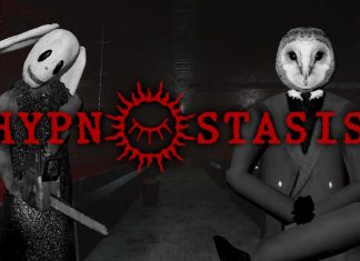 The owl and a masked killer facing the player in Hypnostasis