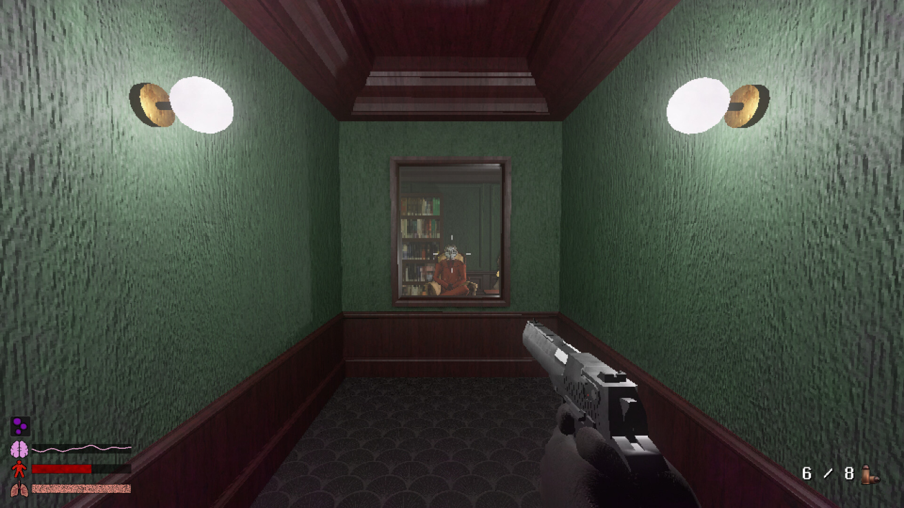 The player meeting with the owl in Hypnostasis