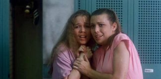 Graduation Day Blu-ray Review: An ’80s Slasher Cult Classic Gets the Troma Treatment Vanna White (right) and Karen Abbott (left) in a scene from the 1981 slasher horror film Graduation Day